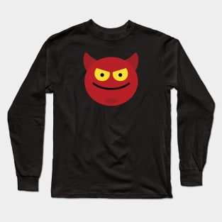 devil imoji Long Sleeve T-Shirt